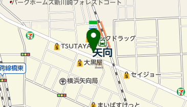 川崎信用金庫矢向支店の地図画像