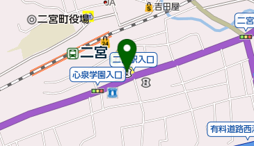 さがみ信用金庫二宮支店の地図画像