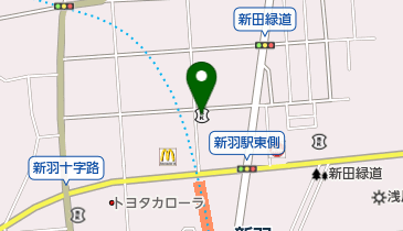 さわやか信用金庫新羽支店の地図画像