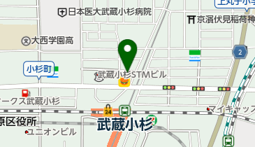 芝信用金庫武蔵小杉支店の地図画像