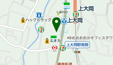 湘南信用金庫上大岡支店の地図画像
