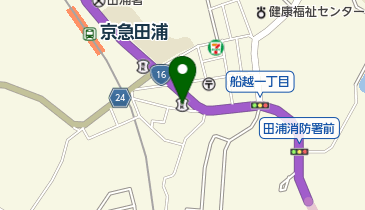 湘南信用金庫田浦支店の地図画像