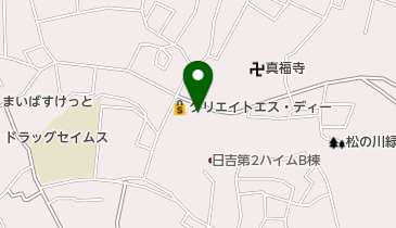 城南信用金庫日吉下田支店の地図画像