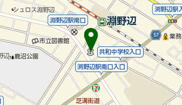 城南信用金庫淵野辺支店の地図画像