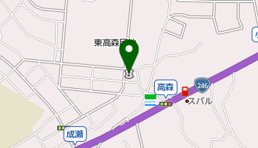 中南信用金庫高森支店の地図画像