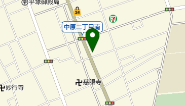中南信用金庫中原支店の地図画像
