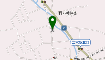 中南信用金庫二宮支店の地図画像