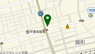 中南信用金庫平塚支店の地図画像