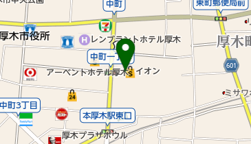 平塚信用金庫厚木支店の地図画像