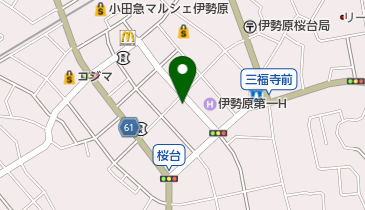 平塚信用金庫伊勢原支店の地図画像