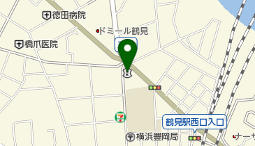 かながわ信用金庫鶴見支店の地図画像