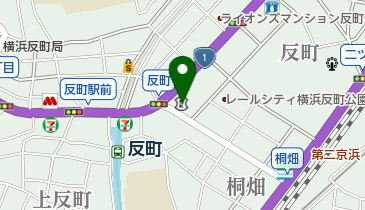 横浜信用金庫反町支店の地図画像