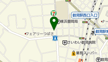 横浜信用金庫鶴見支店の地図画像