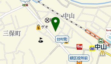 横浜信用金庫中山支店の地図画像