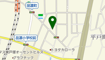 横浜信用金庫東戸塚支店の地図画像