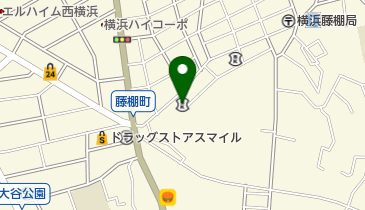 横浜信用金庫藤棚支店の地図画像