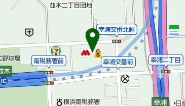 かながわ信用金庫並木支店の地図画像