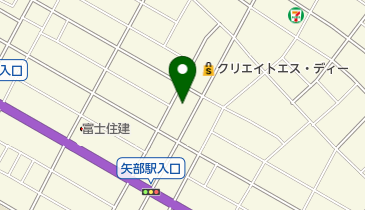 西武信用金庫矢部支店の地図画像