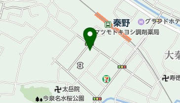 中栄信用金庫秦野駅前支店の地図画像