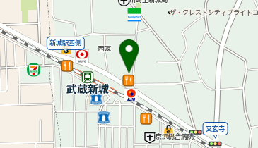 川崎信用金庫新城支店の地図画像