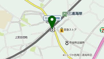 湘南信用金庫三崎支店の地図画像