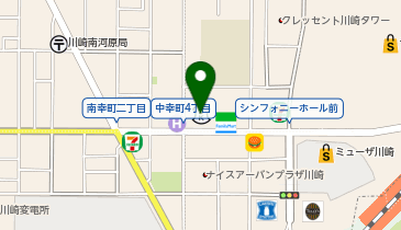 横浜信用金庫平間支店の地図画像