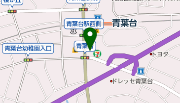 三菱UFJ銀行青葉台駅前支店の地図画像
