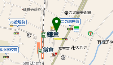 三菱UFJ銀行鎌倉支店の地図画像