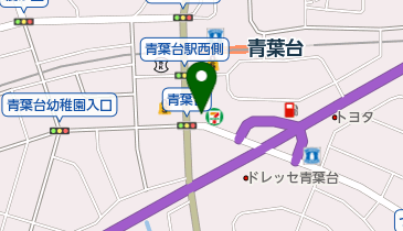 三菱UFJ銀行青葉台支店の地図画像