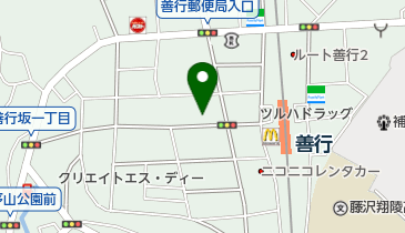 JAさがみ善行支店の地図画像
