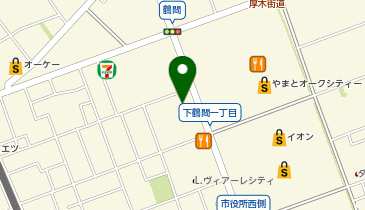 大和市地域医療センターの地図画像