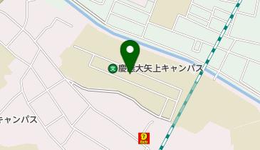 私立慶應義塾大学矢上キャンパスの地図画像