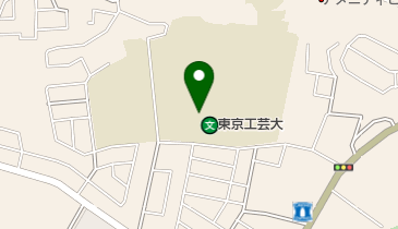 私立東京工芸大学厚木キャンパスの地図画像