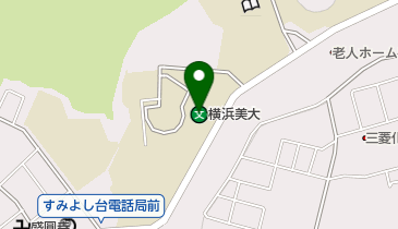 私立横浜美術大学の地図画像