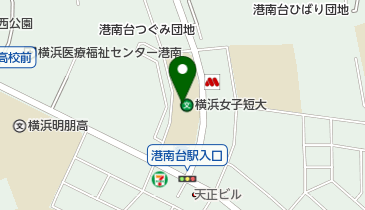 私立横浜女子短期大学の地図画像