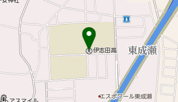 神奈川県立伊志田高校の地図画像