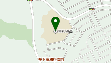 神奈川県立釜利谷高校の地図画像
