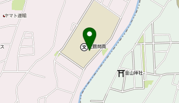 神奈川県立上鶴間高校の地図画像