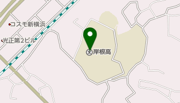 神奈川県立岸根高校の地図画像