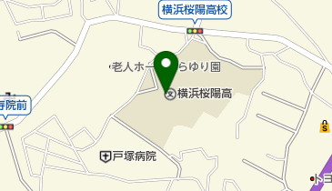 神奈川県立横浜桜陽高校の地図画像