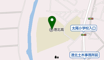 神奈川県立港北高校の地図画像