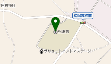 神奈川県立松陽高校の地図画像