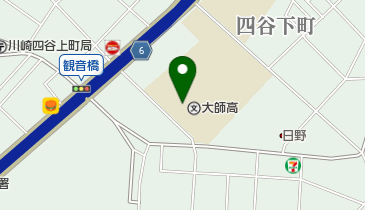 神奈川県立大師高校の地図画像