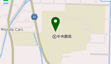 神奈川県立中央農業高校の地図画像