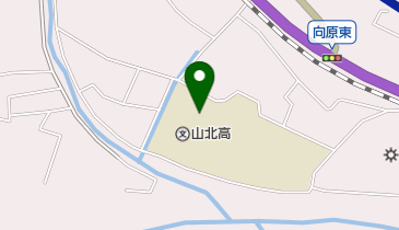 神奈川県立山北高校の地図画像