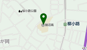 私立鵠沼高校の地図画像