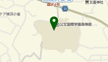 私立公文国際学園高等部の地図画像