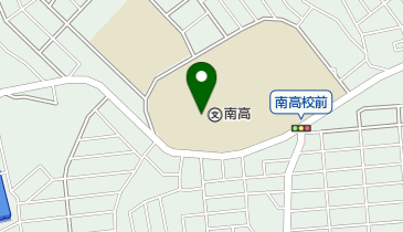 横浜市立南高校の地図画像