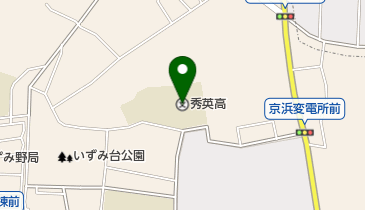 私立秀英高校の地図画像