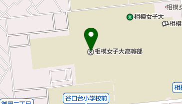私立相模女子大学高等部の地図画像